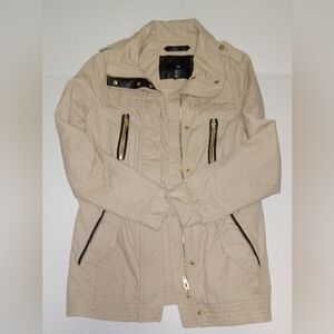 H&M Tan Jacket Coat Size 2